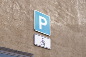 Зона действия знака Парковка для инвалидов